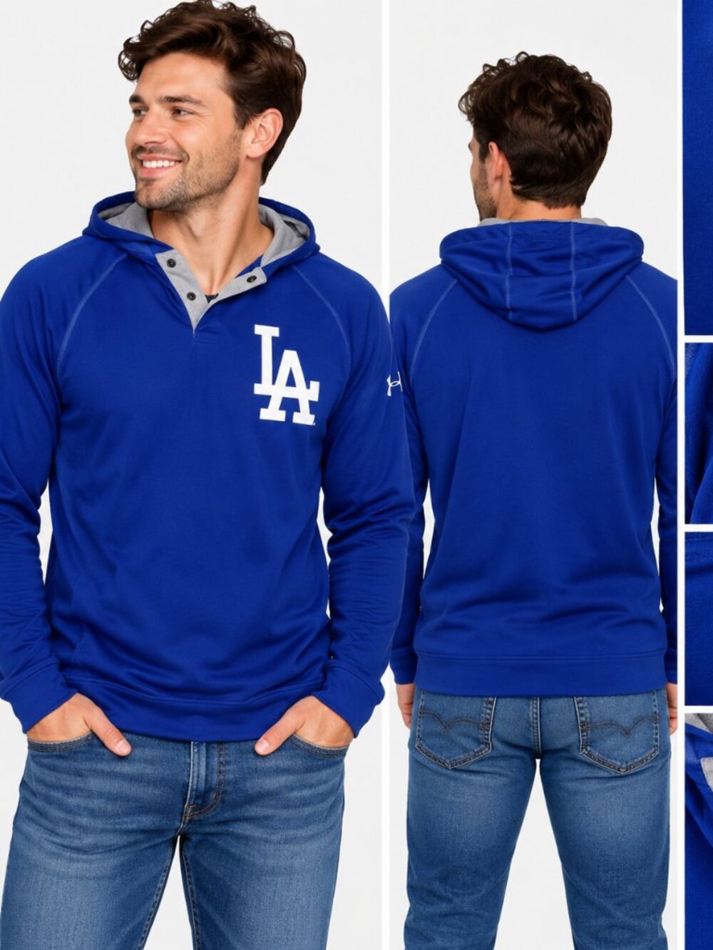 Los Angeles Dodgers Under Armour Hoodie – Men’s Medium – $49